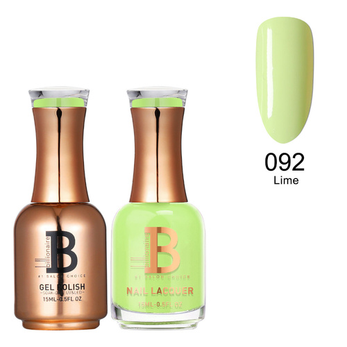 Billionaire Gel & Lacquer Duo - 092 Lime 15ml