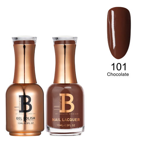 Billionaire Gel & Lacquer Duo - 101 Chocolate 15ml