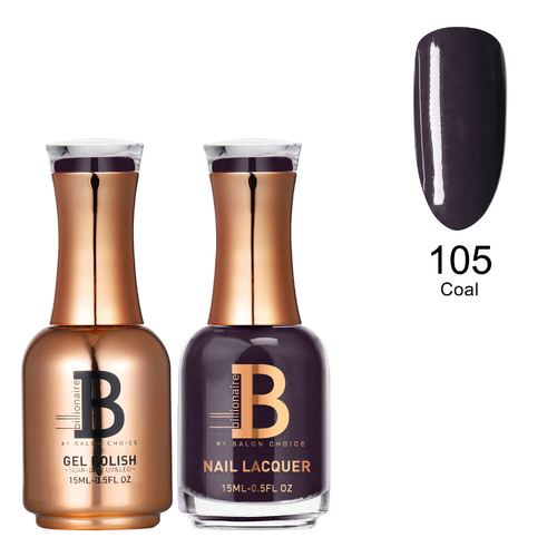 Billionaire Gel & Lacquer Duo - 105 Coal 15ml