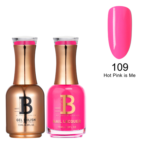 Billionaire Gel & Lacquer Duo - 109 Hot Pink Is Me 15ml