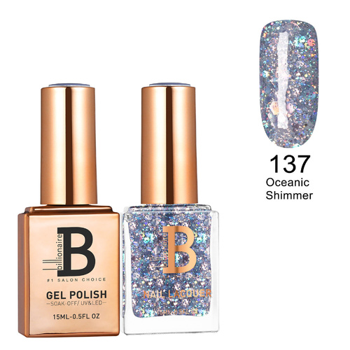 Billionaire Gel & Lacquer Duo - 137 Purple Showers 15ml