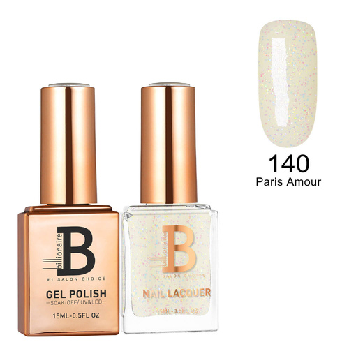 Billionaire Gel & Lacquer Duo - 140 Paris Amour 15ml