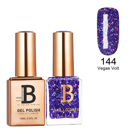 Billionaire Gel & Lacquer Duo - 144 Vegas Volt 15ml