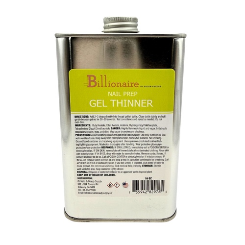 Billionaire - Nail Gel Polish Thinner (16 oz)
