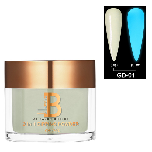Billionaire Dip/Acrylic Powder - Glow In The Dark 001 56g