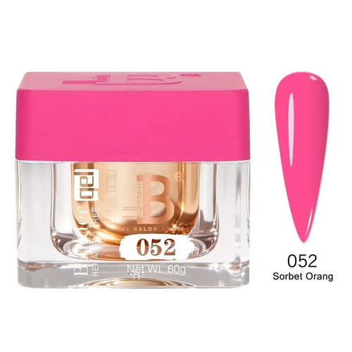 Billionaire 052 Sorbet Orang - Imperial Collection Builder Gel Nail - 60g