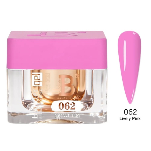 Billionaire 062 Lively Pink - Imperial Collection Builder Gel Nail - 60g