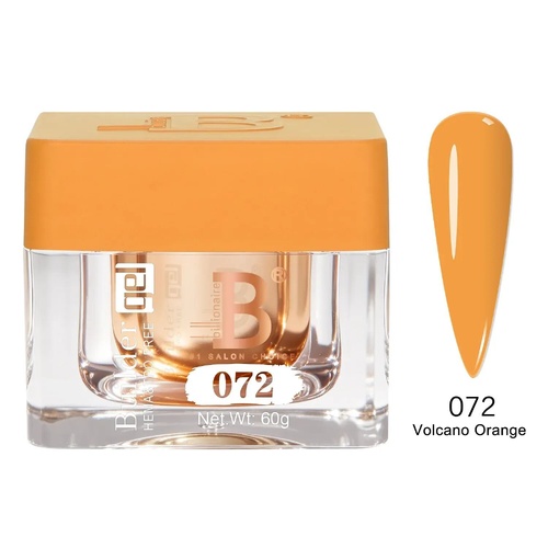 Billionaire 072 Volcano Orange  - Imperial Collection Builder Gel Nail - 60g