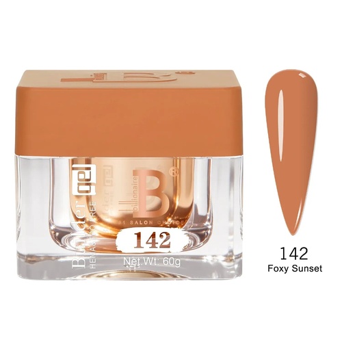 Billionaire 142 Foxy Sunset - Imperial Collection Builder Gel Nail - 60g