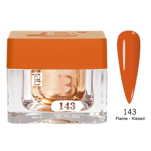 Billionaire 143 Flame - Kissed - Imperial Collection Builder Gel Nail - 60g