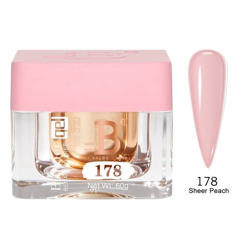 Billionaire 178 Sheer Peach - Imperial Collection Builder Gel Nail - 60g