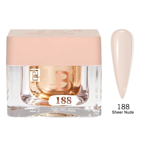 Billionaire 188 Sheer Nude - Imperial Collection Builder Gel Nail - 60g