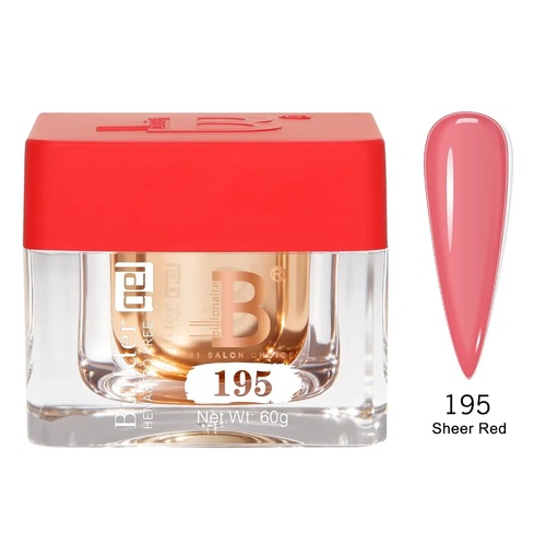 Billionaire 195 Sheer Red - Imperial Collection Builder Gel Nail - 60g
