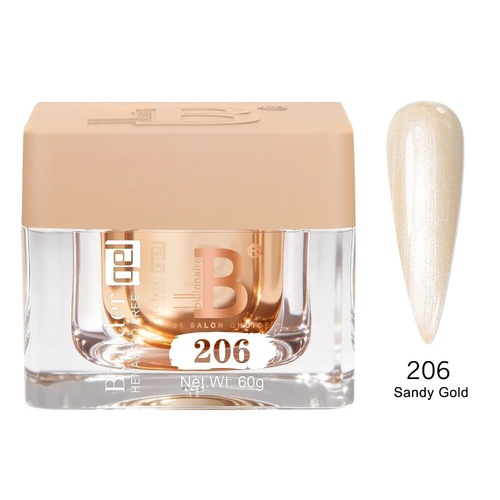 Billionaire 206 Sandy Gold - Imperial Collection Builder Gel Nail - 60g