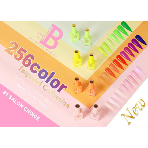 Billionaire - Imperial Collection Duo Gel Full Set 256 Colors