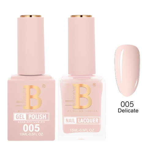 Billionaire 005 Delicate - Imperial Collection Gel & Lacquer Duo 15ml