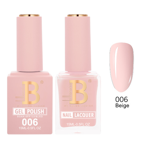 Billionaire 006 Beige - Imperial Collection Gel & Lacquer Duo 15ml