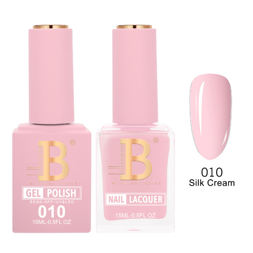 Billionaire 010 Silk Cream - Imperial Collection Gel & Lacquer Duo 15ml