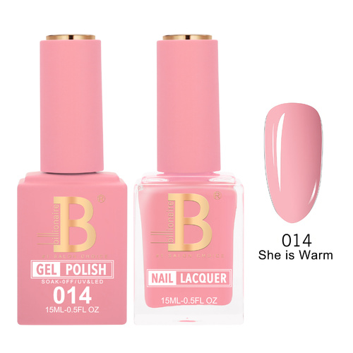 Billionaire 014 She is Warm - Imperial Collection Gel & Lacquer Duo 15ml