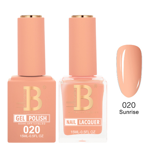 Billionaire 020 Sunrise  - Imperial Collection Gel & Lacquer Duo 15ml