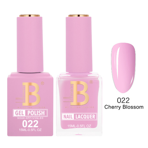 Billionaire 022 Cherry Blossom - Imperial Collection Gel & Lacquer Duo 15ml
