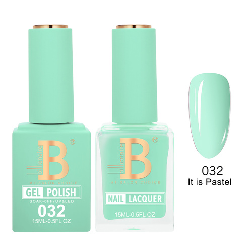 Billionaire 032 It is Pastel  - Imperial Collection Gel & Lacquer Duo 15ml