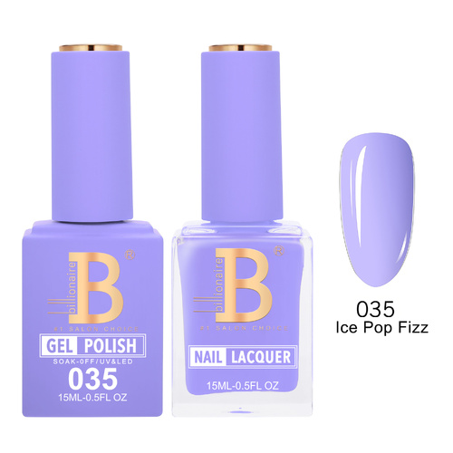 Billionaire 035  Ice Pop Fizz - Imperial Collection Gel & Lacquer Duo 15ml