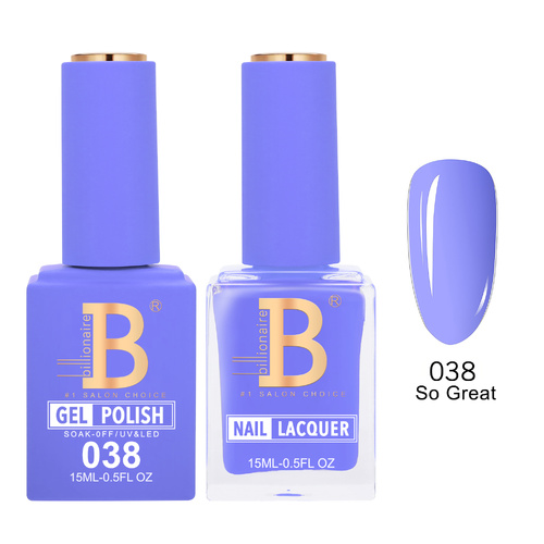 Billionaire 038 So Great - Imperial Collection Gel & Lacquer Duo 15ml