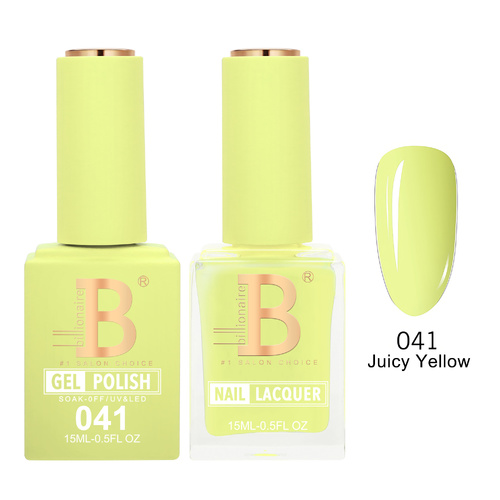 Billionaire 041 Juicy Yellow - Imperial Collection Gel & Lacquer Duo 15ml