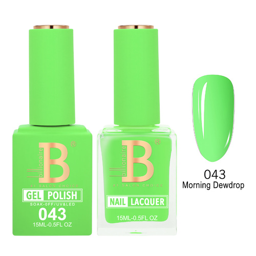 Billionaire 043 Morning Dewdrop  - Imperial Collection Gel & Lacquer Duo 15ml