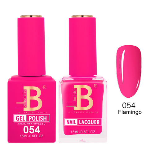 Billionaire 054 Flamingo - Imperial Collection Gel & Lacquer Duo 15ml
