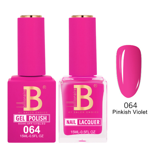 Billionaire 064 Pinkish Violet - Imperial Collection Gel & Lacquer Duo 15ml
