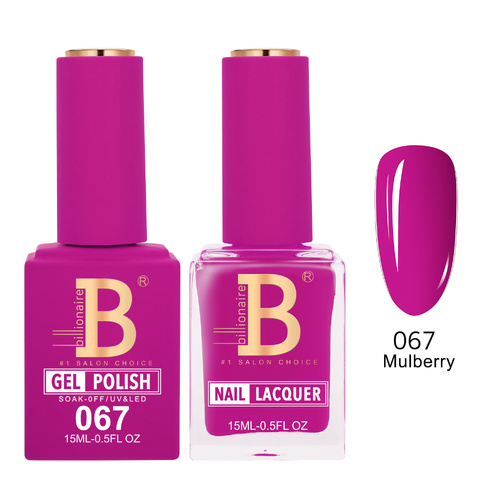 Billionaire 067 Mulberry - Imperial Collection Gel & Lacquer Duo 15ml