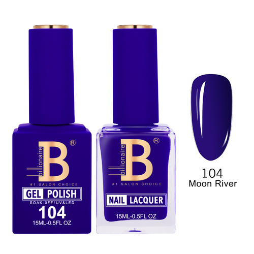 Billionaire 104 Moon River - Imperial Collection Gel & Lacquer Duo 15ml