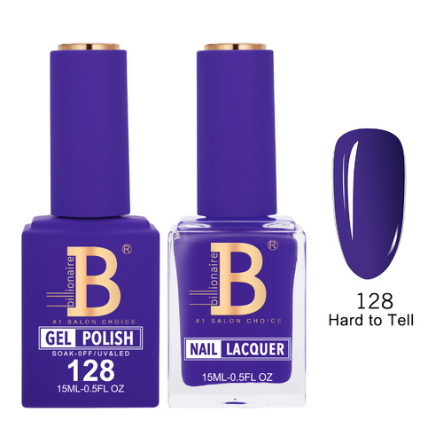 Billionaire 128 Hard to Tell - Imperial Collection Gel & Lacquer Duo 15ml