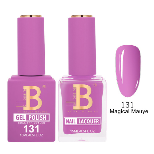 Billionaire 131 Magical Mauye - Imperial Collection Gel & Lacquer Duo 15ml