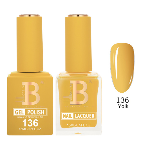 Billionaire 136 Yolk - Imperial Collection Gel & Lacquer Duo 15ml