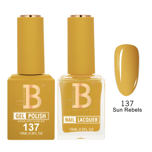 Billionaire 137 Sun Rebels - Imperial Collection Gel & Lacquer Duo 15ml