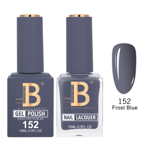 Billionaire 152 Frost Blue - Imperial Collection Gel & Lacquer Duo 15ml
