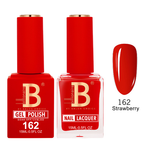 Billionaire 162 Strawberry - Imperial Collection Gel & Lacquer Duo 15ml