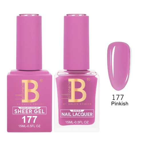 Billionaire 177 Pinkish - Imperial Collection Gel & Lacquer Duo 15ml
