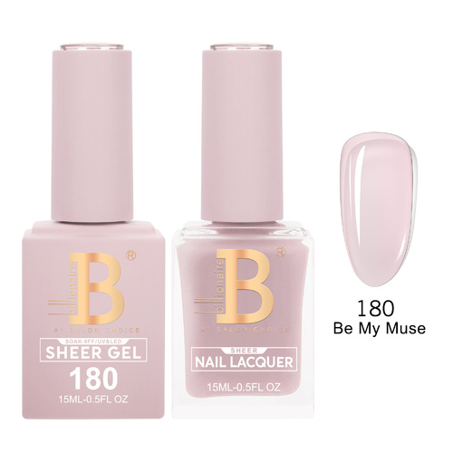 Billionaire 180 Be My Muse - Imperial Collection Gel & Lacquer Duo 15ml
