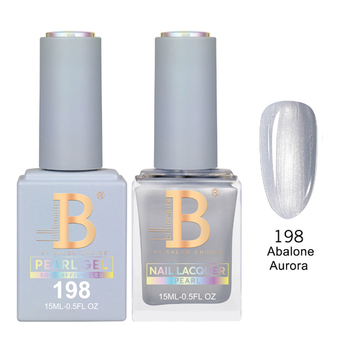 Billionaire 198 Abalone Aurora  - Imperial Collection Gel & Lacquer Duo 15ml