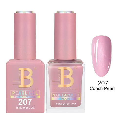 Billionaire 207 Conch Pearl - Imperial Collection Gel & Lacquer Duo 15ml