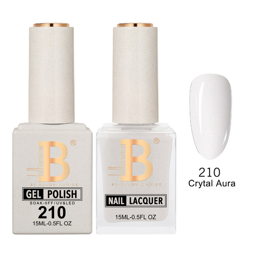 Billionaire 210 Crytal Aura - Imperial Collection Gel & Lacquer Duo 15ml
