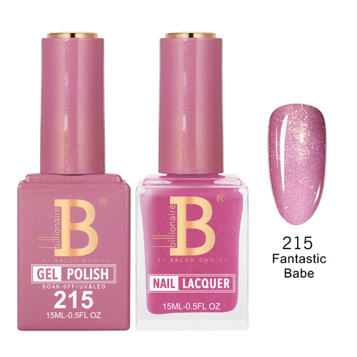 Billionaire 215 Fantastic Babe - Imperial Collection Gel & Lacquer Duo 15ml