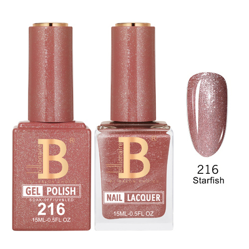 Billionaire 216 Starfish - Imperial Collection Gel & Lacquer Duo 15ml