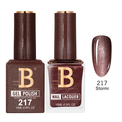 Billionaire 217 Stormi - Imperial Collection Gel & Lacquer Duo 15ml
