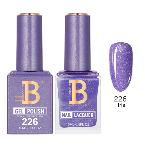 Billionaire 226 Iris - Imperial Collection Gel & Lacquer Duo 15ml