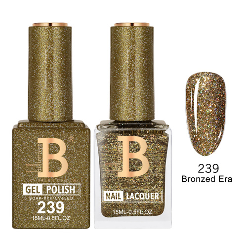 Billionaire 239 Bronzed Era - Imperial Collection Gel & Lacquer Duo 15ml